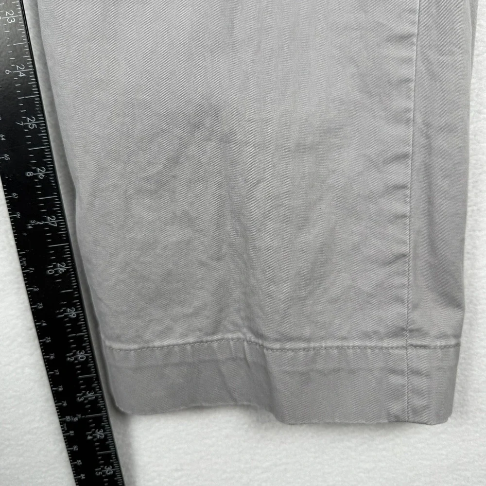 Polo Ralph Lauren Chino Pants Mens 44x32 Gray Stretch Classic Fit Cotton Twill